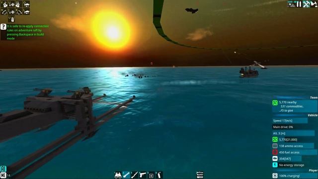 From The Depths Adventure Mode S2E2 - Hydrofoiling!