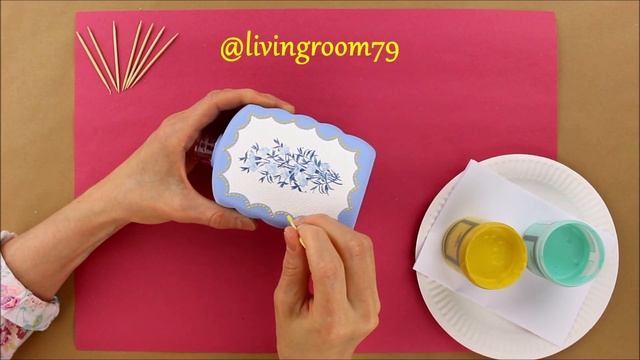 Decoupage plastic bottle - painted bottle - Decoupage Tutorial - Decoupage for beginners смотреть онлайн