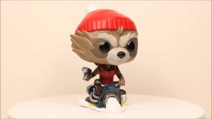 Rocket Raccoon Snowmobile Funko Pop unboxing (Marvel 531)