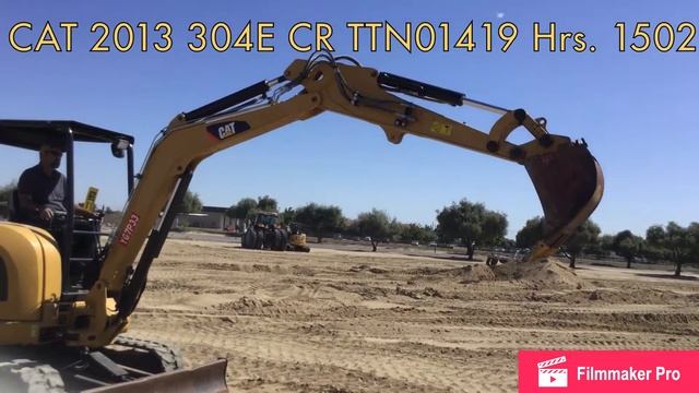 CAT 2013 304ECR TTN01419 Hrs. 1502.2 смотреть онлайн