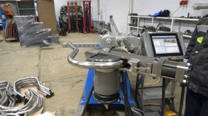 Трубогиб для нержавейки MASTER.3X. Серийная гибка труб из нержавейки, изготовление поручней.