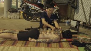 🔥 Crazy $2 Highway Fire Massage | Cupping & Massage ASMR Ho Chi Minh