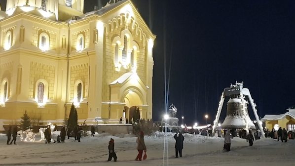 Храм Александра Невского Тверь ночью