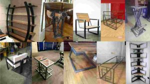 Welded metal furniture design ideas