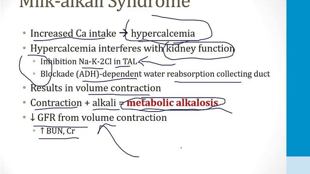 Почки USMLE - 2. Кислотно-щелочной баланс - 4.Метаболический алкалоз (Boards and Beyond)