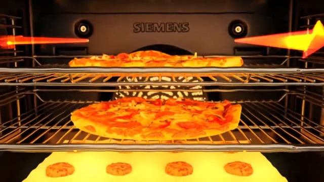 Функция 4D горячего воздуха духовой шкаф Сименс смотреть онлайн