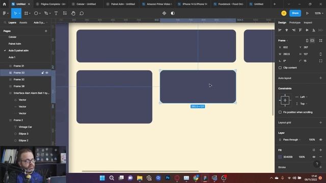Bubble + Figma -  Sistema ERP  completo - Parte 5 - Efeito Blur Tela Home смотреть онлайн