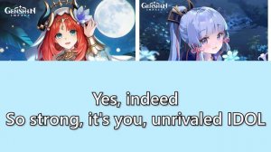 YOASOBI - IDOL (English Ver.)(Ayaka & Nilou AI Cover)