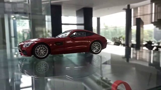 Diecast Mercedes Benz GTS AMG C190 Red by NOREV 1/18 смотреть онлайн
