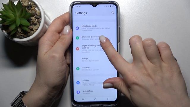 Как отключить быстрый запуск двойного нажатия клавиши громкости на телефоне Vivo Y33S?