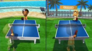 My most INSANE ping pong point (Wii Sports Resort)