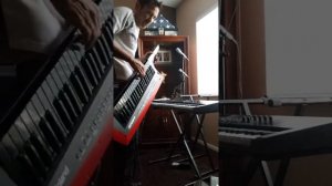 Roland PR-100 Sequencer, Roland MT-120, AX Edge Keytar musical processing