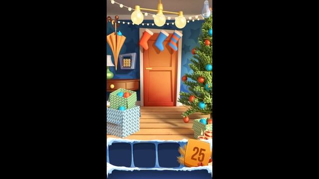 25 уровень. Открой 100 дверей. Новогодняя смотреть онлайн