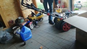 Газонокосилка Elitech К 5500L, собираем и пробуем