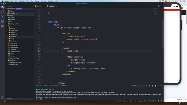 Using Modals in react native 2020 смотреть онлайн