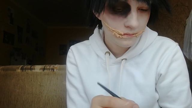 Макияж Джеффа Убийцы. Jeff the Killer. Гримм Джеффа убийцы. смотреть онлайн