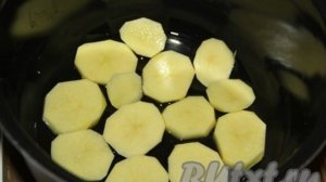 Свинина с картошкой и грибами в мультиварке