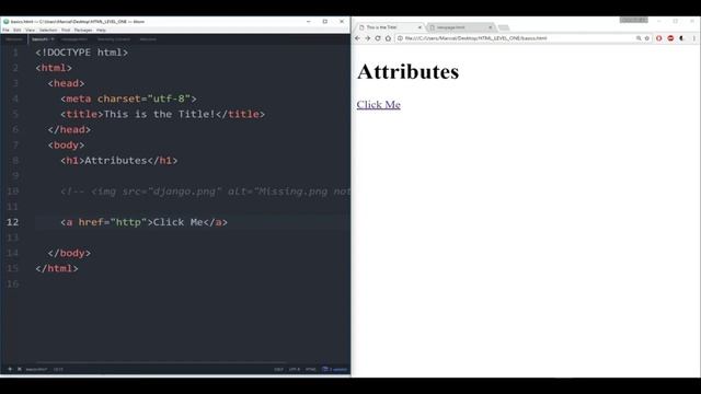 #4 HTML Level One Part 2 ||  Python Django Full Stack Developer Course || green Life || You-tube