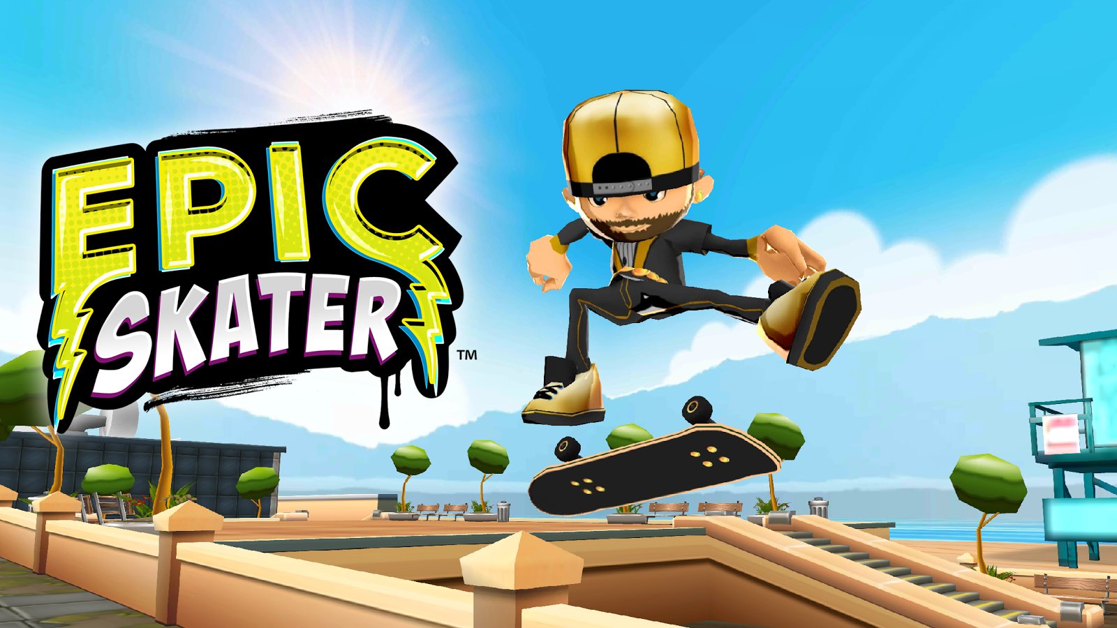 Epic Skater геймплей игры для Android🔘🔵🔴 🅰🅽🅳🆁🅾🅸🅳🅿🅻🆄🆂👹 #Epic Skater