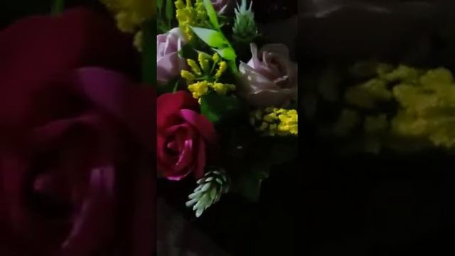 композиции из мыльных цветов