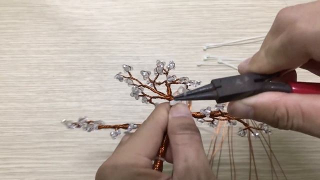 [Bonsai Handmade]How To Make Mini Bonsai Tree Wire Copper 02 смотреть онлайн
