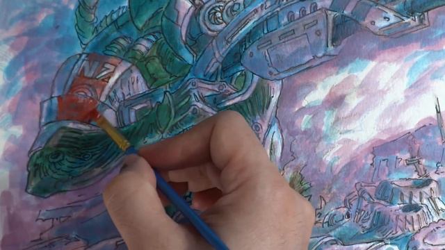 Acrylic painting Legion Mass Effect Legendary Edition: Does this unit have a soul? unpublished scen смотреть онлайн