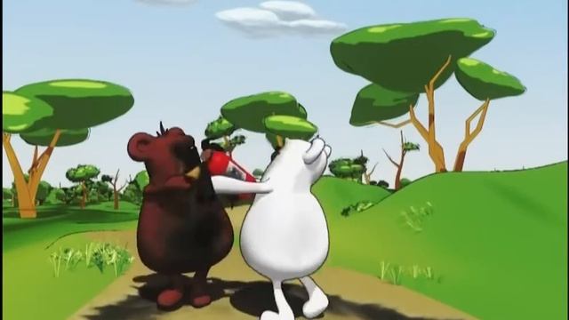 Веселые мишки   Как звери наперегонки бегали