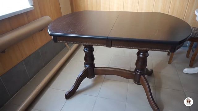 КУХОННЫЙ СТОЛ ИЗ МАССИВА ДЕРЕВА смотреть онлайн