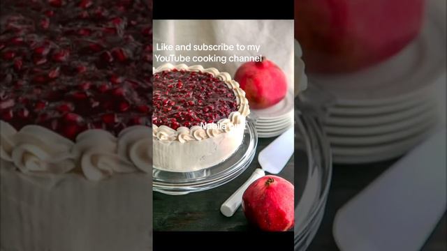 Pomegranate juice cake