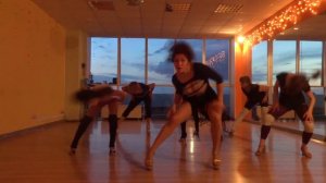 High heels. Frame up strip