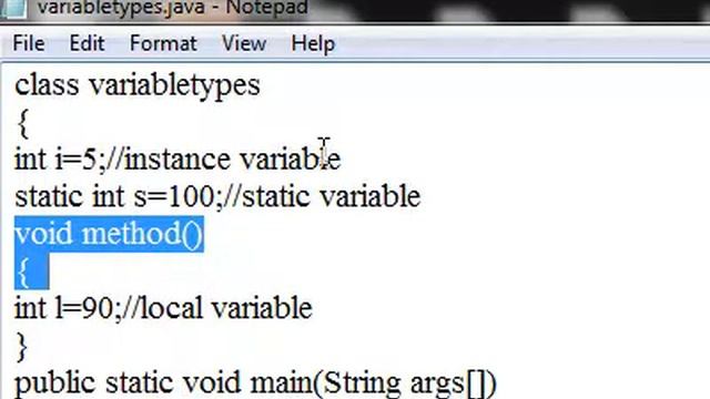 What is Variable and Types of Variables In Java through Simple Example|core java|java for beginners
