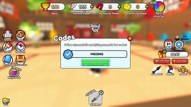 All New Ninja Fighting Simulator Codes Roblox (August 2023) смотреть онлайн