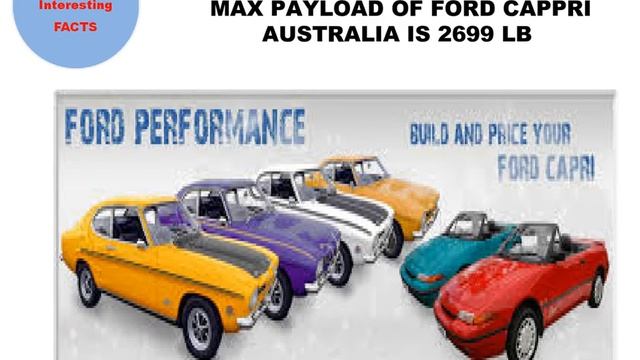 Three interrsting facts about ford cappri australia смотреть онлайн