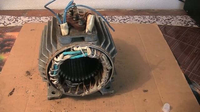 Подключение двигателя 380 на 220 в. Выводим провода. смотреть онлайн