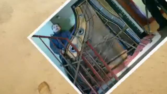 Перевозка рояля. Или технология перевозки музыкальных инструментов. смотреть онлайн