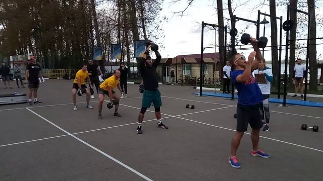 г.Солнечногорск. День Округа 2020. Соревнование по КроссФитCrossFit. Набережная Озера Сенеж.