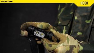 Мощный налобный фокусируемый фонарь Nitecore HC68 | Официальный обзор