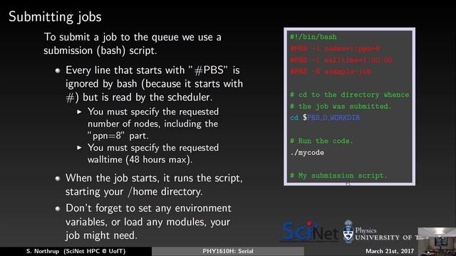 Scientific Computing - Lecture 20: Serial jobs, SciNet, GNU Parallel смотреть онлайн