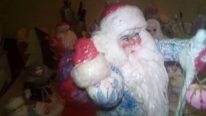 ДЕД  МОРОЗ из ваты.