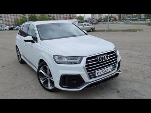 Audi Q7 - случайно обрызган цементным раствором, мы все очистили, отполировали и нанесли керамику