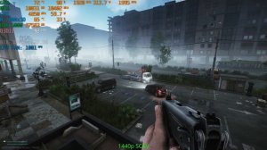 Escape From Tarkov RTX 3080 Ryzen 7 7800x3D 1440p Ultra, DLSS OFF