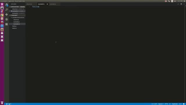 Lession 1 - Typescript - Variable Declaration
