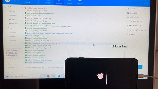 Fix Flash Failed Error | iPhone 7 Plus iOS 15.8.1 iCloud Unlock смотреть онлайн