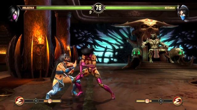 MILEENA VS KITANA MORTAL KOMBAT 9 KOMPLETE EDITION GAMEPLAY смотреть онлайн