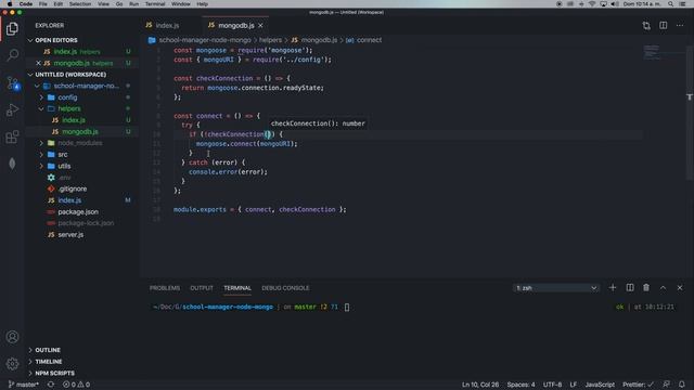 Nodejs Express MongoDB Connection смотреть онлайн