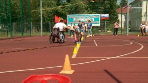 В Серпуховском реабилитационном центре "Меридиан" прошли "Веселые старты"