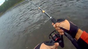 Большой таймень на мощную снасть! Сибирь. Спиннинг.