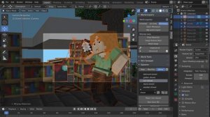 How to render in 1 minute | Blender 2.8 Minecraft Animation Tutorial #10