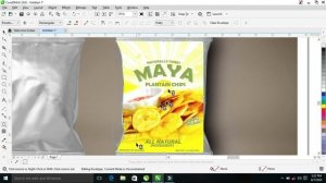 HOW TO MAKE MOCKUP ON CorelDRAW - Plantain chips package