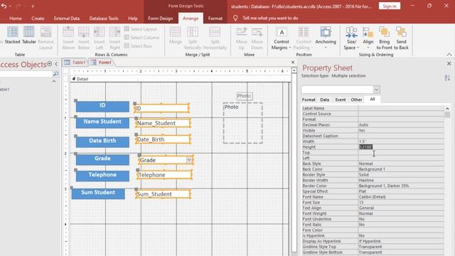 How To Create DATA ENTRY form in Microsoft ACCESS 2022 смотреть онлайн